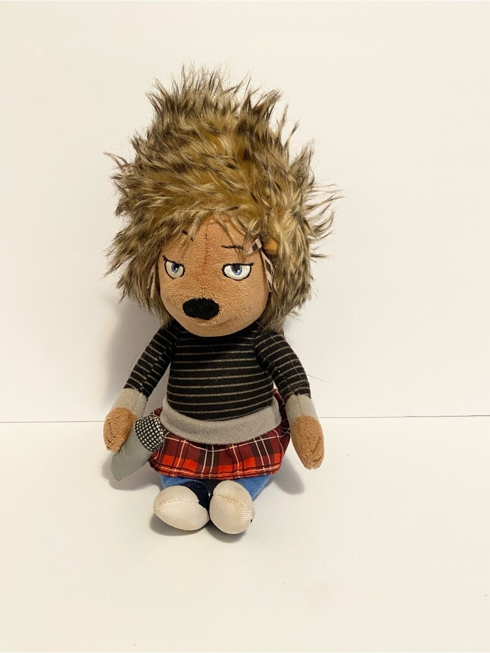 TY Beanie Baby Ash the Hedgehog Sing Movie Plush Stuffed Animal Toy
